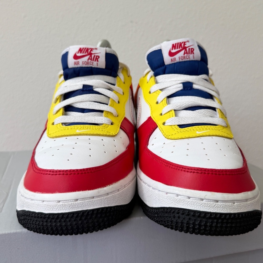Nike Air Force 1 Low Multi-Color Primary Colors FN6980-657 Boys 7Y Womens 8.5 - Picture 9 of 16